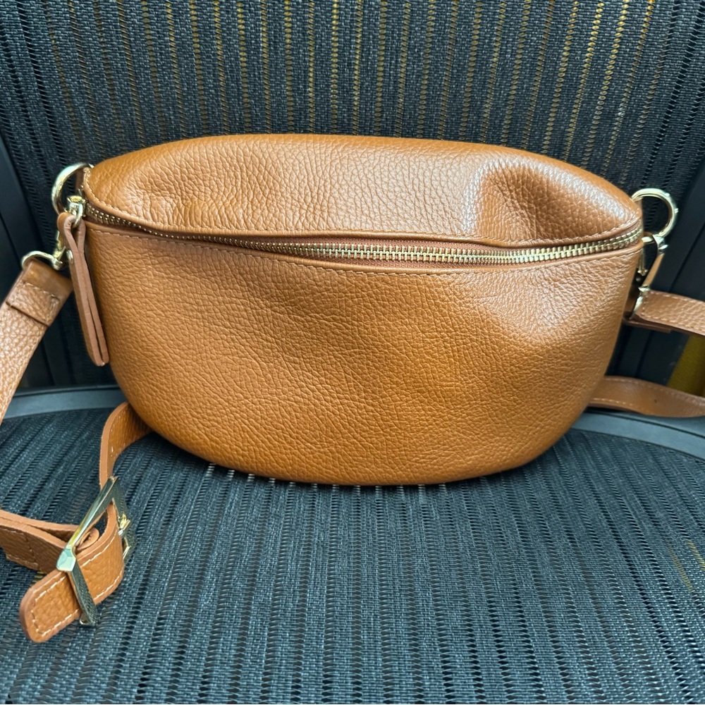 Brown Leather Hip/Fanny Pack